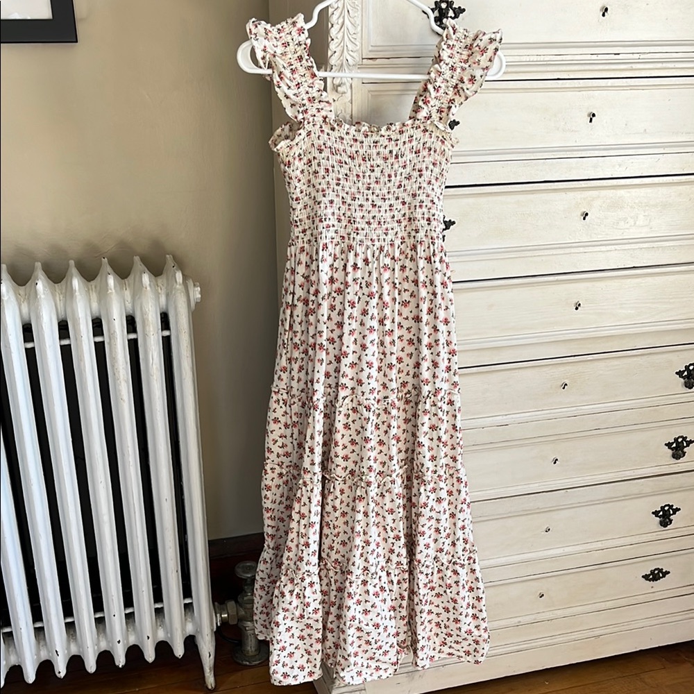 Nordstrom Floral Maxi Dress with Ruffle Straps